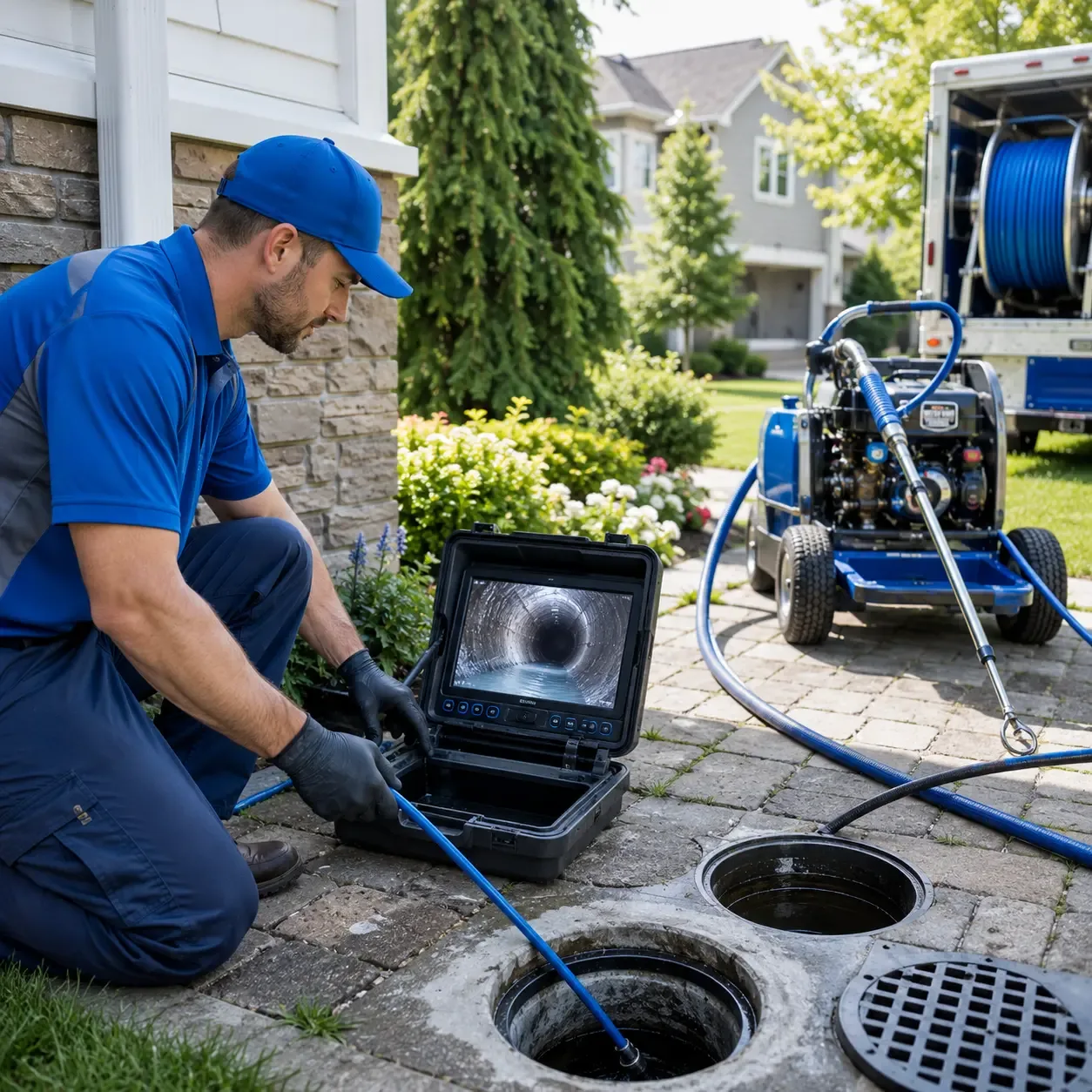 Outdoor drain cleaning professionals serving Almena, WI